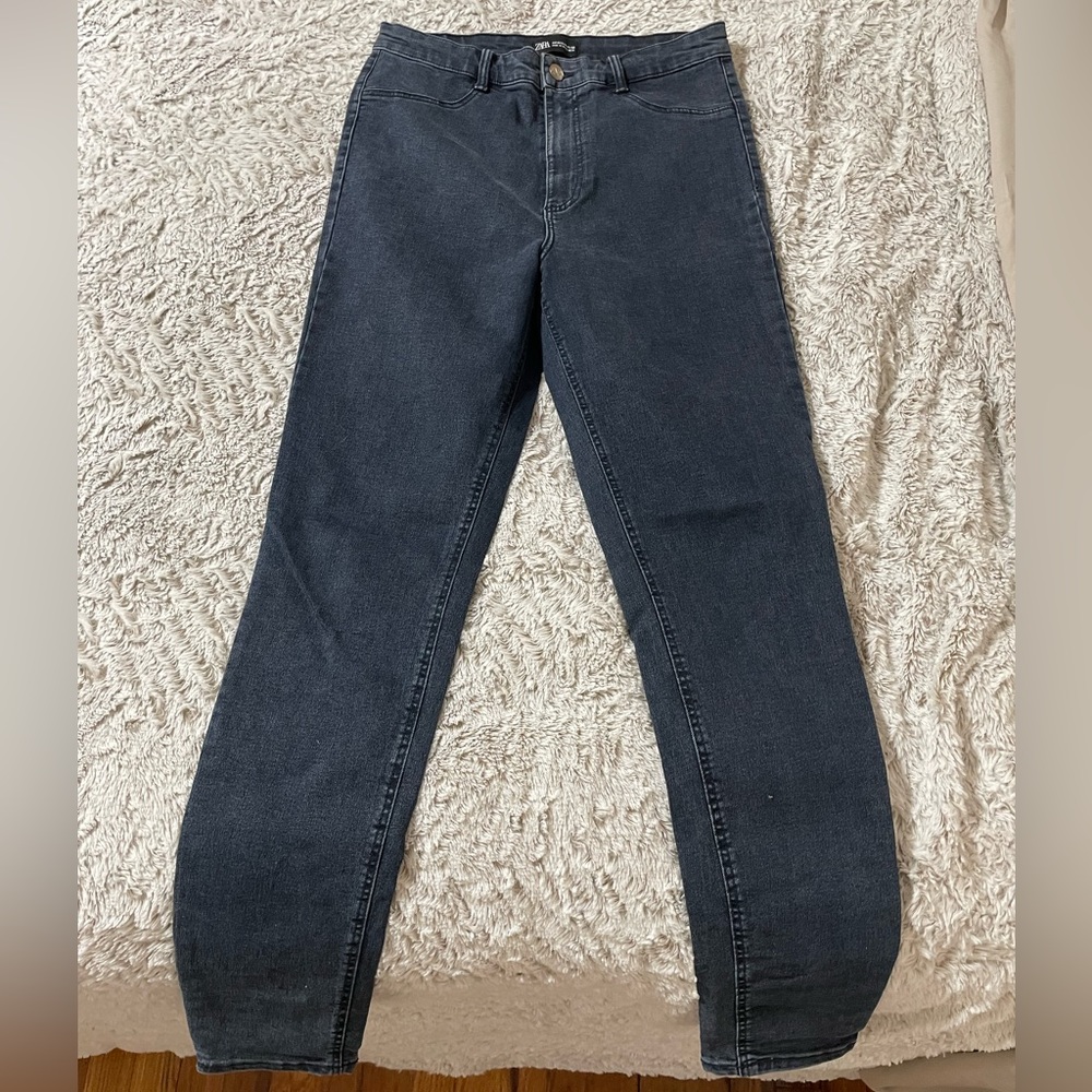 ZARA DARK BLUE skinny jeans